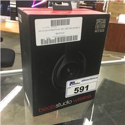 BEATS STUDIO WIRELESS MATTE BLACK SPECIAL EDITION, AS-IS CONDITION UNKNOWN