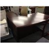 Image 2 : MAHOGANY KRUG 6' L-SHAPE EXECUTIVE DESK (RH)