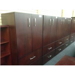 MAHOGANY KRUG 5.5' LATERAL FILE DOUBLE DOOR STORAGE UNIT