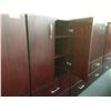 Image 2 : MAHOGANY KRUG 5.5' LATERAL FILE DOUBLE DOOR STORAGE UNIT