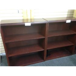 KRUG MAHOGANY 3.5' ADJUSTABLE SHELF BOOK CASE