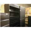 Image 2 : BLACK 7' TAMBOUR DOOR STORAGE CABINET