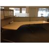 Image 1 : LOT OF APPROX. 50 TEKNION MAPLE AND GREY WORKSTATIONS INCLUDING DESKTOP ELECTRICAL ROUTING, RETAIL