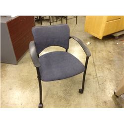 BLUE TEKNION AMICUS ROLLING CLIENT CHAIR