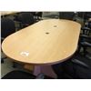 Image 2 : MAPLE 8' RACETRACK BOARDROOM TABLE