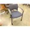 Image 2 : BLUE TEKNION AMICUS ROLLING CLIENT CHAIR