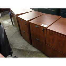 CHERRY 2 DRAWER PEDESTAL