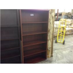 5.5' CHERRY BOOKCASE