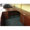 Image 3 : CHERRY 6' X 6' CORNER WORKSTATION