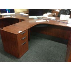 CHERRY 6' X 6' CORNER WORKSTATION