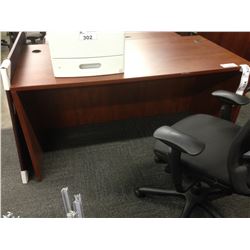 CHERRY 5' COMPUTER DESK
