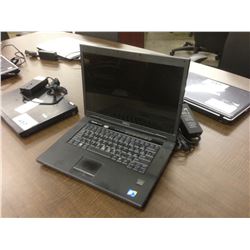 BLACK DELL NOTEBOOK COMPUTER, COMES WITH POWER SUPPLY, NO HARD DRIVE, CONDITION UNKNOWN