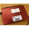 Image 2 : RED ACER NOTEBOOK COMPUTER, COMES WITH POWER SUPPLY, NO HARD DRIVE, CONDITION UNKNOWN
