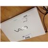 Image 2 : WHITE SONY VAIO NOTEBOOK COMPUTER, COMES WITH POWER SUPPLY, NO HARD DRIVE, CONDITION UNKNOWN