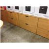 Image 2 : HONEY MAPLE 2 DRAWER LATERAL FILE CABINET