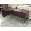 Image 3 : MAHOGANY 6' CORNER COMPUTER DESK