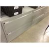 Image 2 : TEKNION GREY 2 DRAWER LATERAL FILE CABINET