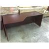 Image 3 : MAHOGANY 6' CORNER COMPUTER DESK
