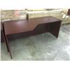 Image 3 : MAHOGANY 6' CORNER COMPUTER DESK
