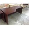 Image 2 : MAHOGANY 6' CORNER COMPUTER DESK