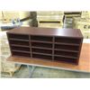 Image 2 : MAHOGANY 12 SLOT DESKTOP ORGANIZER