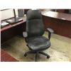 Image 2 : BLACK LEATHER OBUS STYLE FULLY ADJUSTABLE HIGH BACK TASK CHAIR