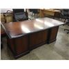 Image 1 : STRATFORD MAHOGANY 6' X 3' TRADITIONAL EXECUTIVE DESK