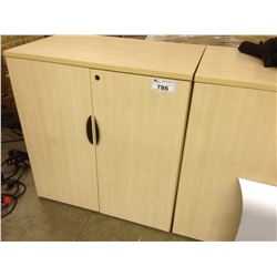 MAPLE 42'' DOUBLE DOOR STORAGE CABINET