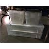 Image 1 : GROUP LOT OF ASSORTED PLASTIC STORAGE CONTAINERS