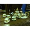 Image 1 : 18 PCS GERMAN FINE PORCELAIN TEA SERVICE SET  "GLORIA"