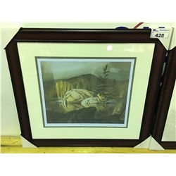 FRAMED LIMITED EDITION PRINT BY GROUP OF SEVEN ARTIST AJ CASSON TITLED "AUTUMN GEORGIAN BAY"