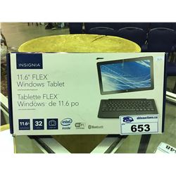 INSIGNIA 11.6  FLEX WINDOWS TABLET