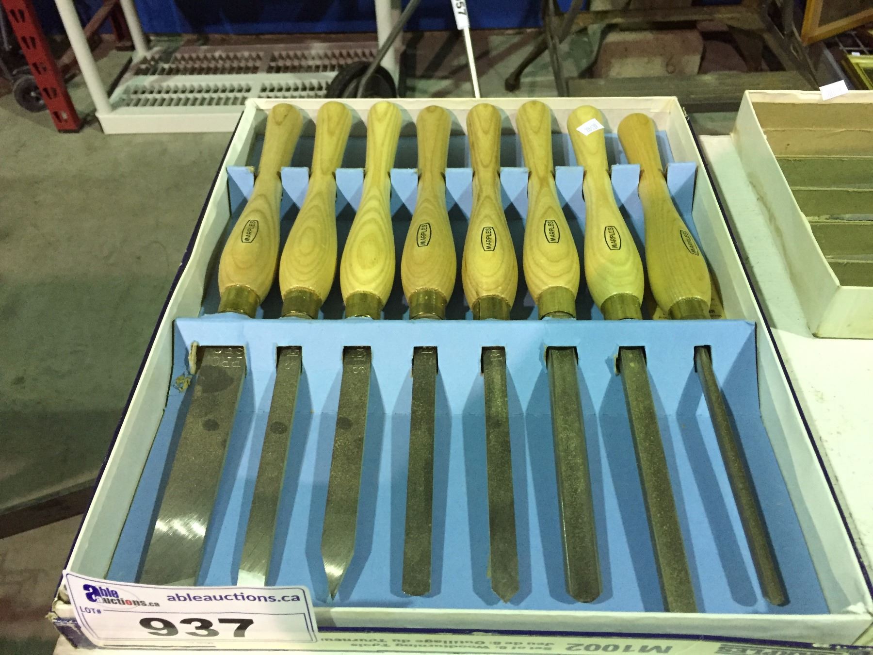 8 PCS SET OF MARPLES WOOD TURNING TOOLS