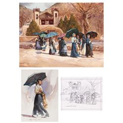 Gary Niblett | Pilgrimage of Faith, Lot of three