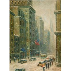 Colin Campbell Cooper | Winter Cityscape