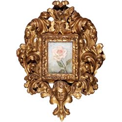Clark Hulings | Rose [with 18th century Spanish frame]
