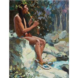 Eanger Irving Couse | Pipes of Pan