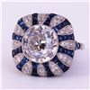 Image 1 : Unknown | Diamond & Sapphire Ring