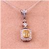 Image 1 : Michael Beaudry | Fancy-Yellow Diamond Necklace