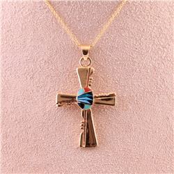 Unknown | Pendant Cross with 14 Karat Gold Chain