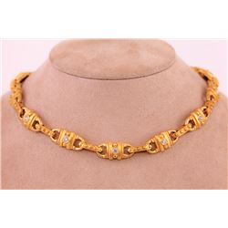 Unknown | 18K Yellow Gold Necklace with Diamonds