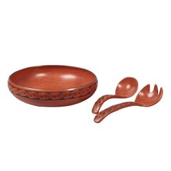 Garnet Pavatea (Flower Girl) | Hopi-Tewa Red Bowl & Ladles