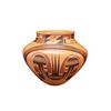 Image 1 : Jean Sahmie | Hopi White, Black, Red Jar with Migration Pattern