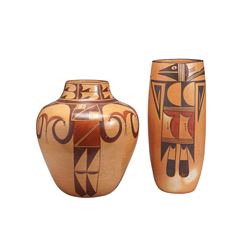 Hopi | Lot of 2: Jar and Vase. Jar: Koo-Loo Nampeyo. Vase: Unknown