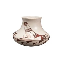 Frog Woman (aka Joy Navasie) | Hopi Polychrome White Ware Jar