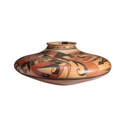 Nyla Sahmia Nampeyo | Hopi/Tewa: Red and Black Jar