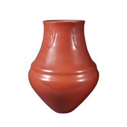 Lu Ann Tafoya | Santa Clara Pottery Bear Claw Redware Jar