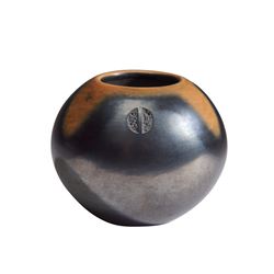 Tony Da | San Ildefonso Two-Tone Black and Sienna Bowl