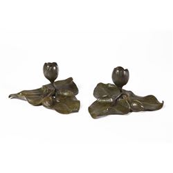 Tony Hochstetler | Leaf and Acorn Candleholders