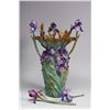 Image 1 : William Ravencroft Sharles | Fallen Iris Bouquet Vase